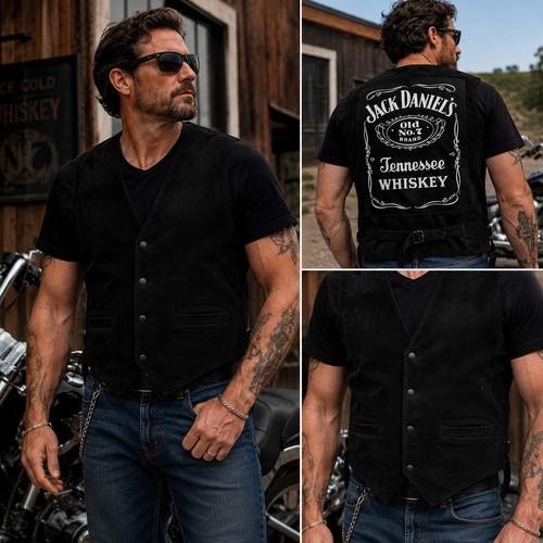 Protest leather biker - leather,